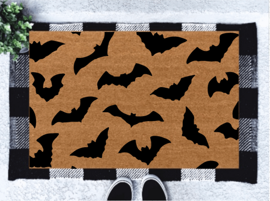 Bats Halloween Doormat