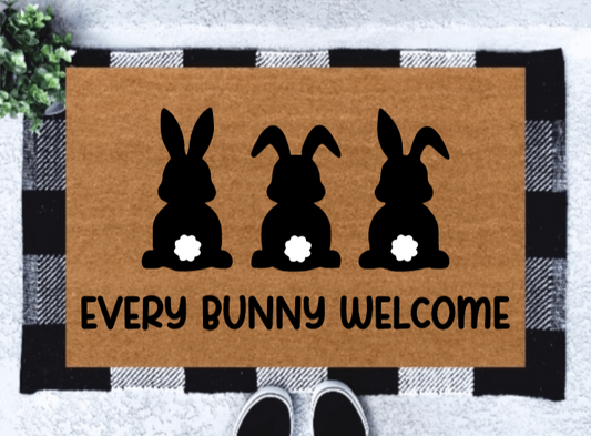 Every Bunny Welcome | Easter Doormat