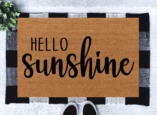 Hello Sunshine Doormat