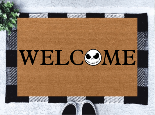 Jack Skellington Welcome Doormat | Nightmare Before Christmas