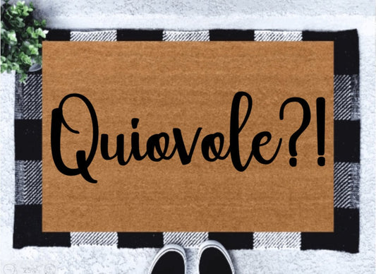 Quiovole Doormat | Spanish Doormat