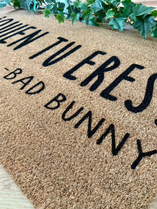 Bad bunny Doormat
