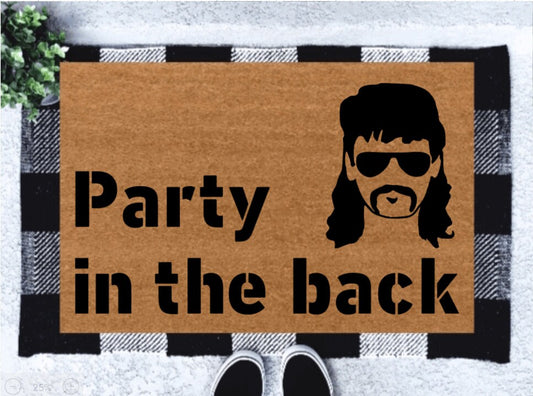 Party in the back | Funny doormat