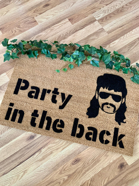 Party in the back | Funny doormat