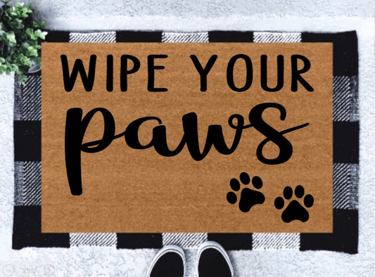 Wipe Your Paws | Dog Doormat