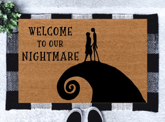 Nightmare before Christmas Doormat