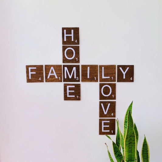 Home Family Love | Scrabble Wall Tiles