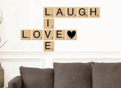Live Laugh Love | Scrabble Wall Tiles