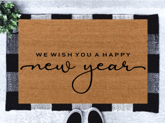Happy New Year Doormat