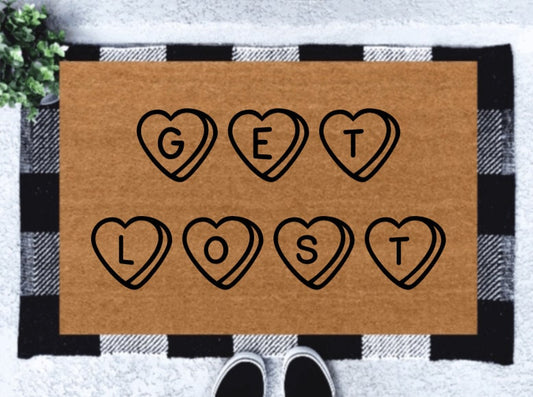 Candy Heart Doormat