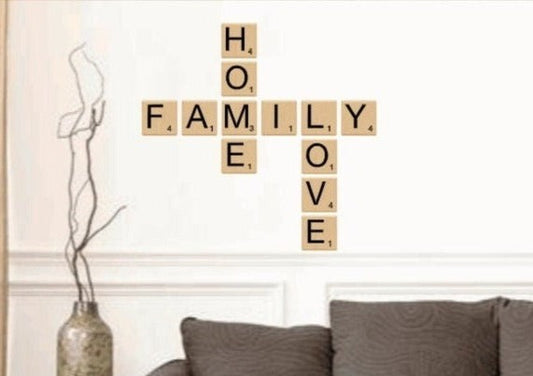 Home Family Love | Scrabble Wall Tiles