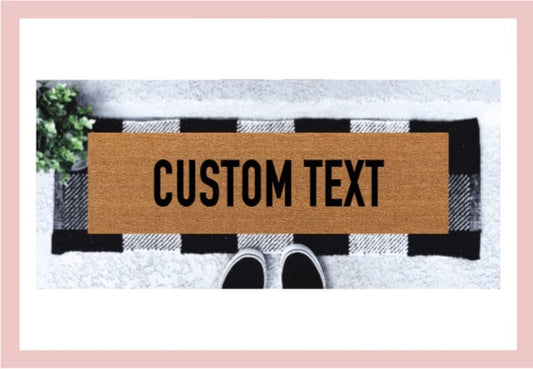 Custom Skinny Doormat | Narrow Doormat