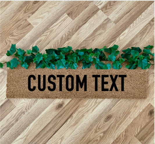 Custom Skinny Doormat | Narrow Doormat