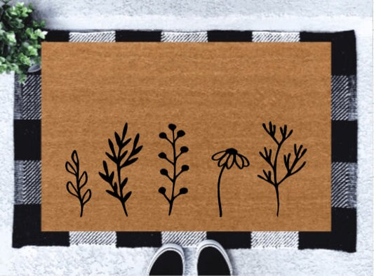 Floral Doormat | Wild Flower Doormat
