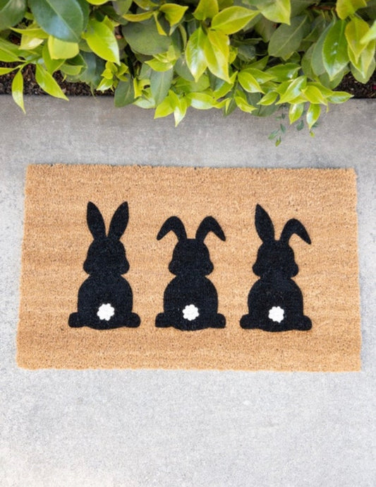 Bunny Doormat | Easter Doormat