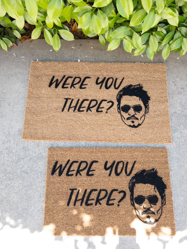 Were you there? | Johnny Depp Funny Doormat