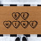 Be Mine Candy heart Valentines Doormat