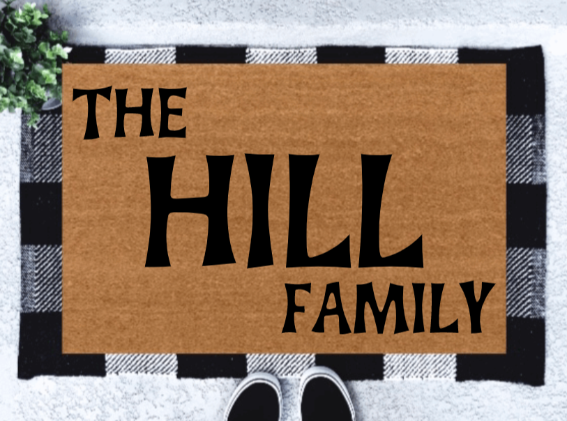 Family Personalized Doormat