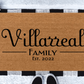Family Name Doormat | Personalized Doormat