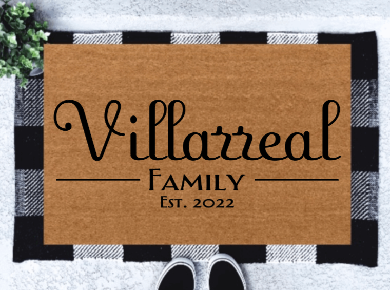 Family Name Doormat | Personalized Doormat