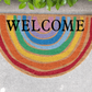 Welcome Rainbow Doormat | LGBT Doormat