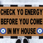 Check Yo Energy Doormat | Evil Eye Doormat