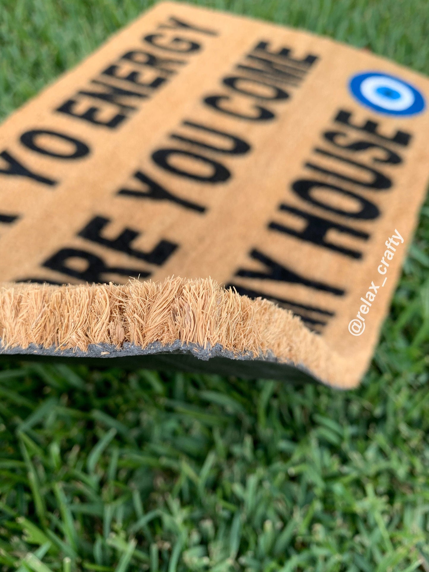Check Yo Energy Doormat | Evil Eye Doormat