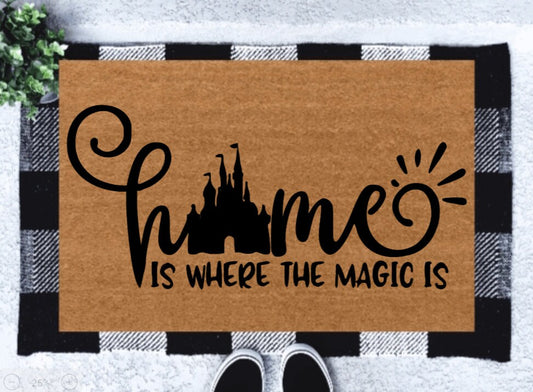 Home is where the magic is | Disney Doormat