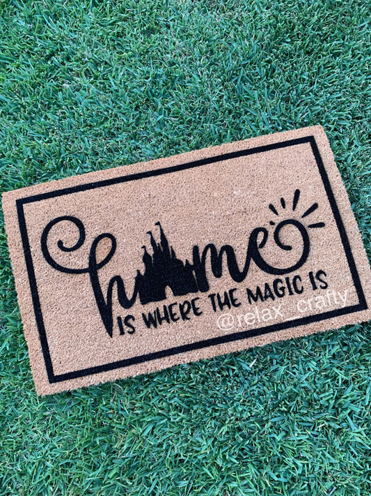 Home is where the magic is | Disney Doormat