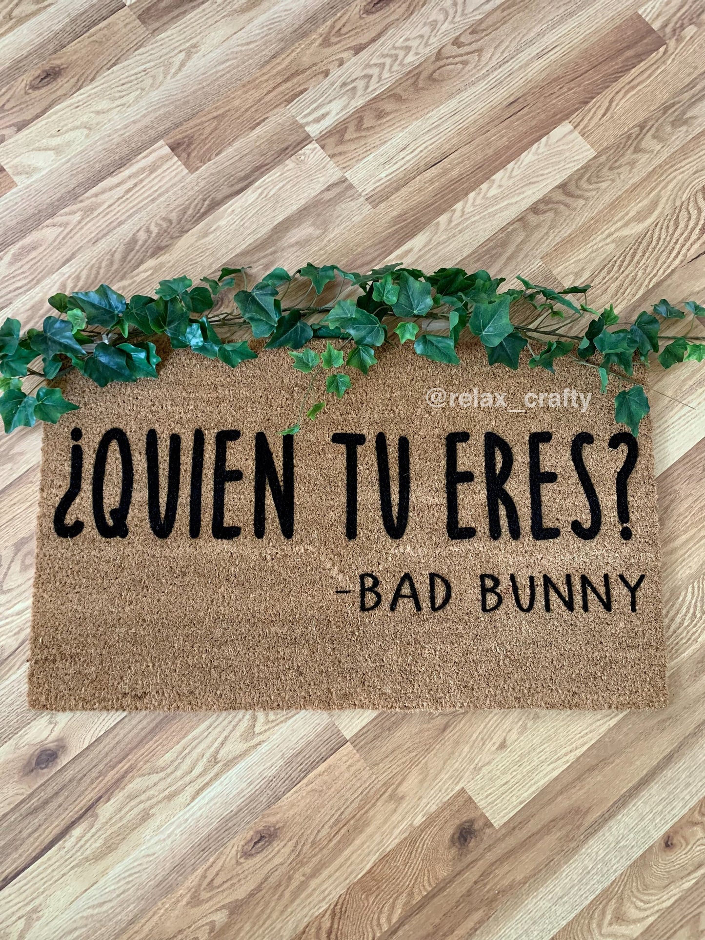 Bad Bunny Quien Tu Eres? | Bad Bunny Doormat