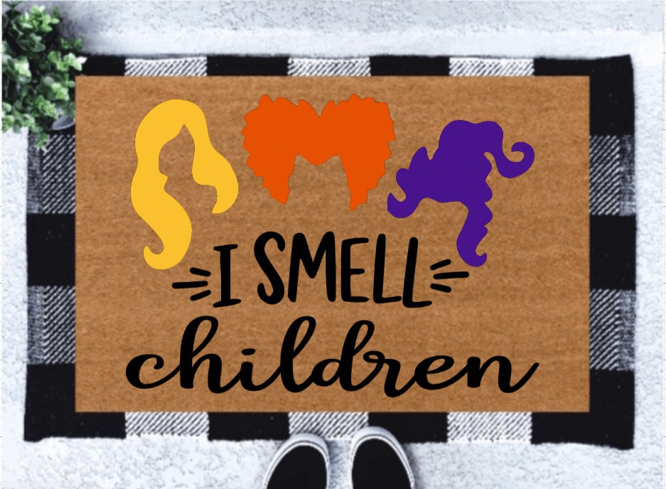 I Smell Children Doormat | Hocus Pocus Decor