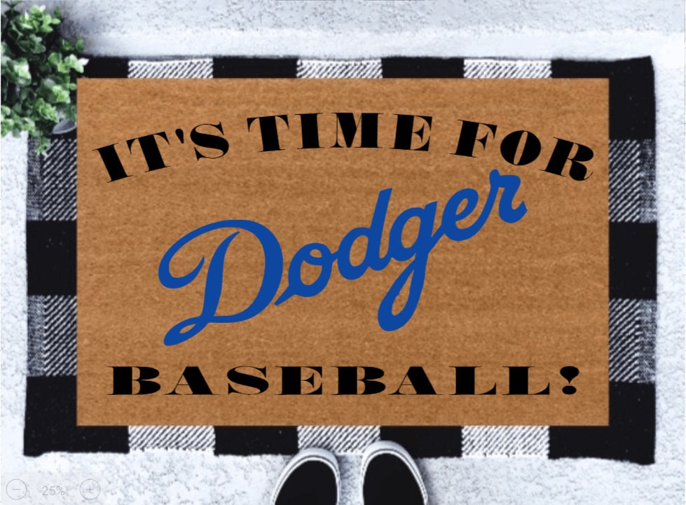 Its time for Dodger baseball doormat