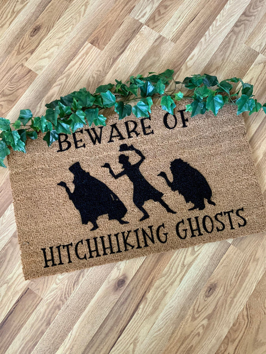 Hitchhiking Ghost Doormat