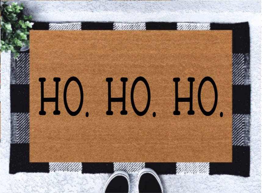 Ho Ho Ho Christmas Doormat
