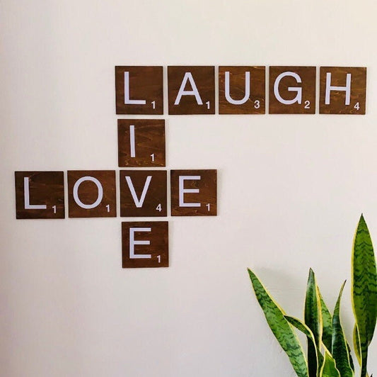 Live Laugh Love | Scrabble Wall Tiles