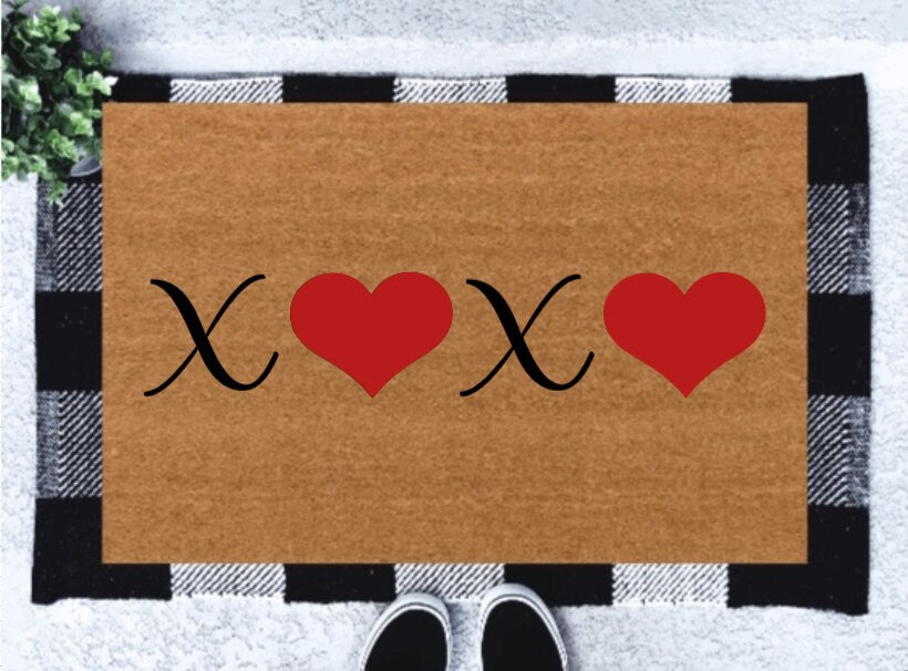 XOXO Valentines Doormat