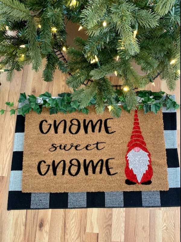 Valentine's Day Gnome Doormat, Valentines Day Decor