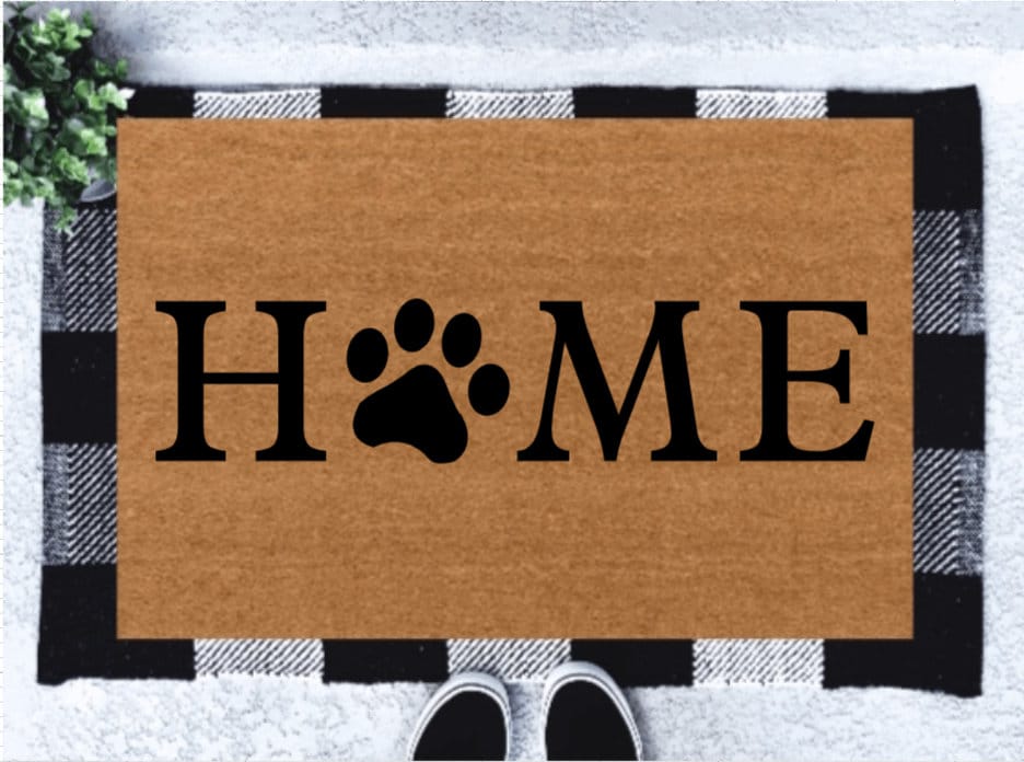 Pet Paw Doormat | Pet Lover | Paw Doormat