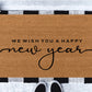 Happy New Year Doormat