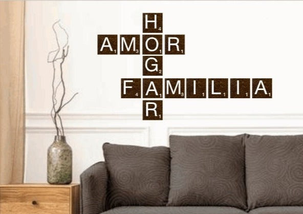 Amor Familia y Hogar | Scrabble Wall Tiles