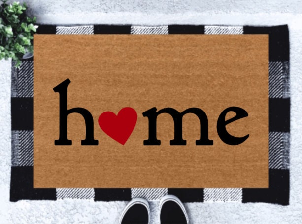 Home Doormat | Heart Doormat