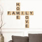 Home Family Love | Scrabble Wall Tiles