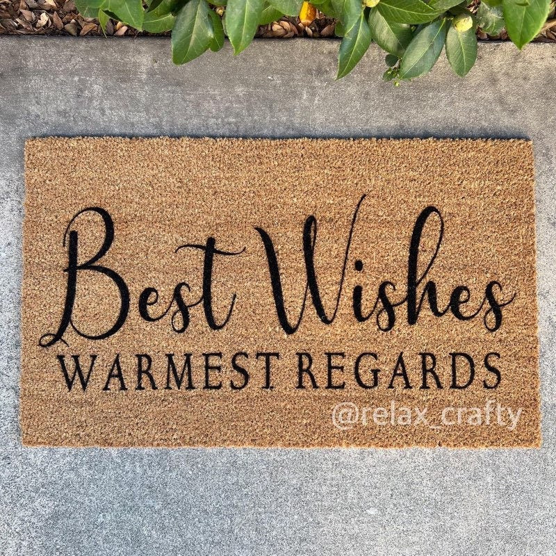 Best Wishes Warmest Regards | Schitt's Creek Doormat