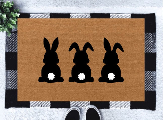 Bunny Doormat | Easter Doormat