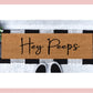 Hey Peeps Skinny Doormat | Easter Narrow Doormat