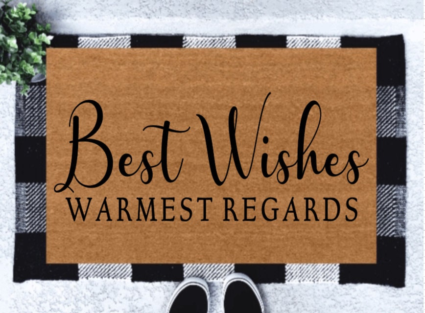 Best Wishes Warmest Regards | Schitt's Creek Doormat