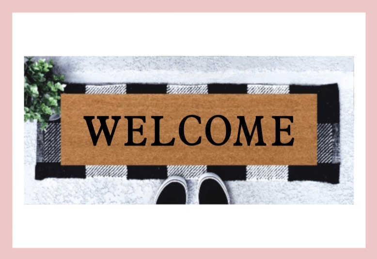 Welcome Skinny Doormat | Narrow Doormat