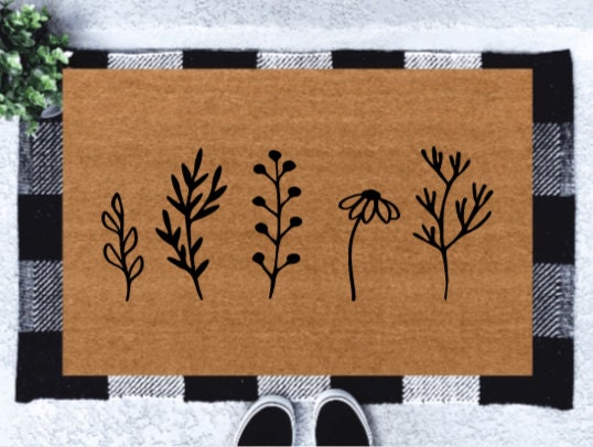 Floral Doormat | Wild Flower Doormat