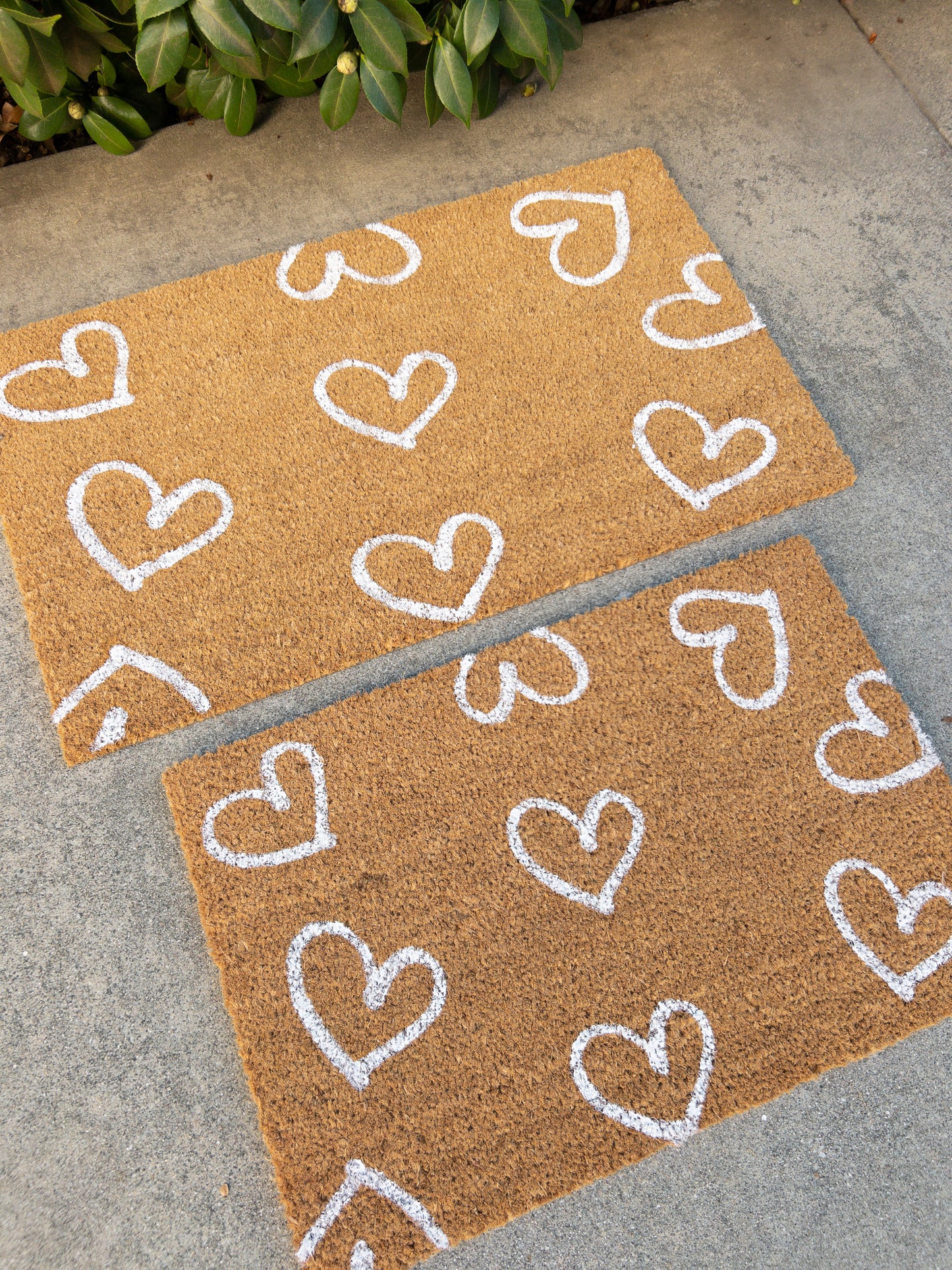 Heart Pattern Valentine Doormat