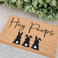 Hey Peeps Doormat | Easter Doormat